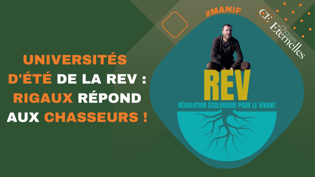 Universités d'été de la REV : Rigaux répond aux chasseurs ! - Chasses ...