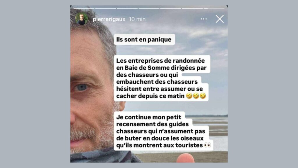 Pierre Riga Baie de Somme : Pierre Rigaux tombe dans le harcèlement - Chasses ...